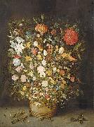 unknow artist Still Life with Flowers oil painting on canvas